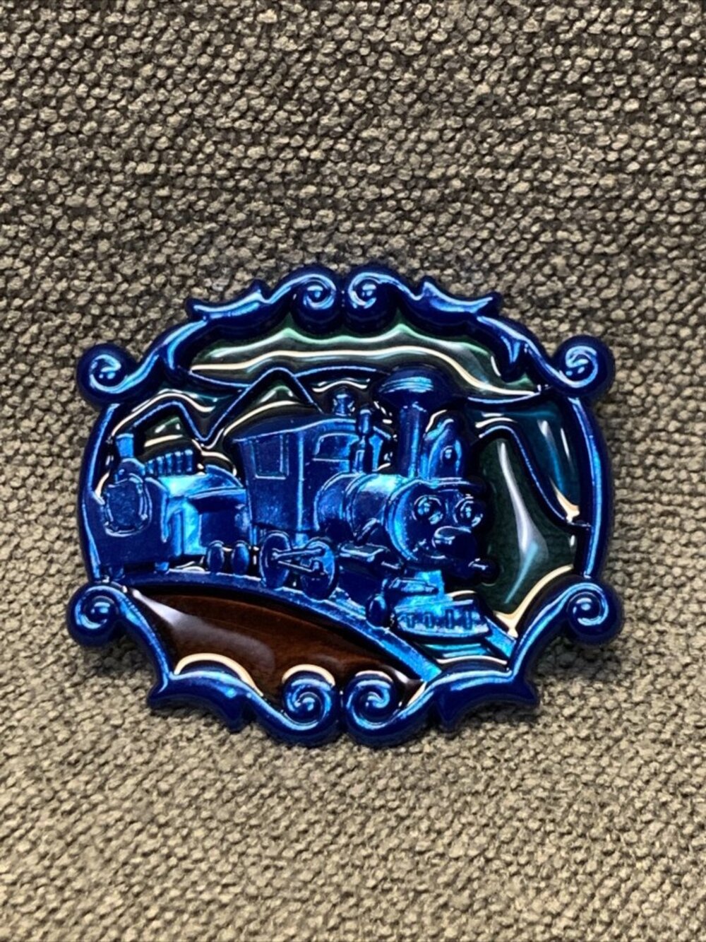 WDW Annual Passholder Fantasyland Stained Glass Casey Jr Train Disney Pin KG